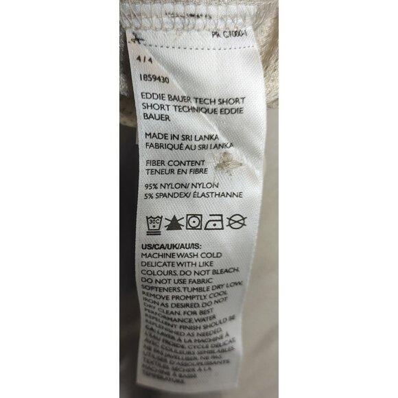 Eddie Bauer Women’s Beige Shorts Size 4 NWT Summer Outdoor Casual Shorts - Picture 4 of 5